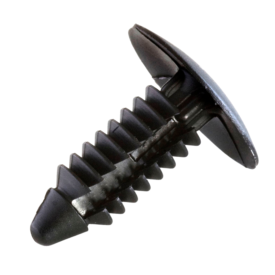 .250 HOLE X .802 LONG ROUND HEAD CHRISTMAS TREE CLIP BLACK