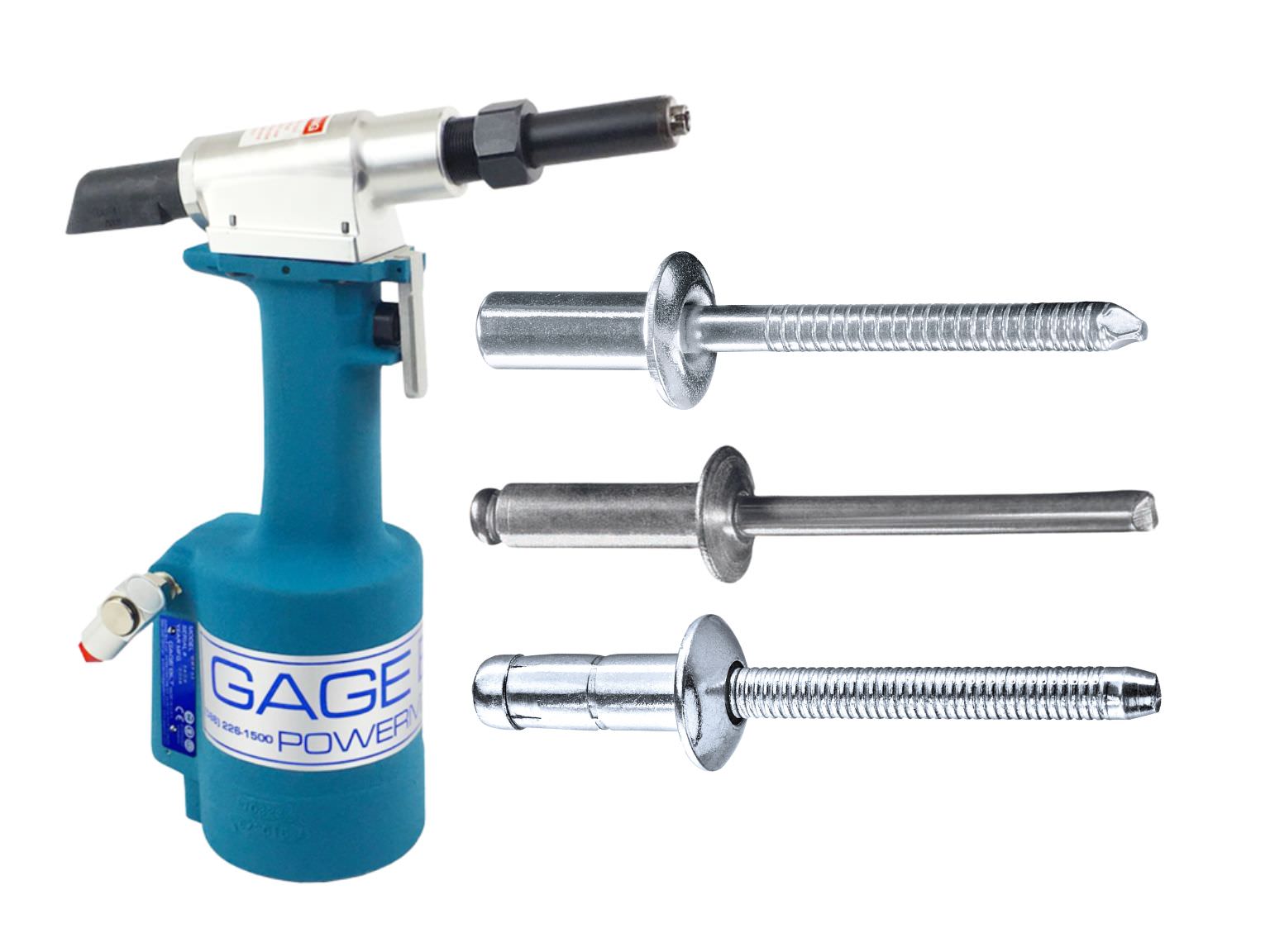Blind rivets and Rivet gun