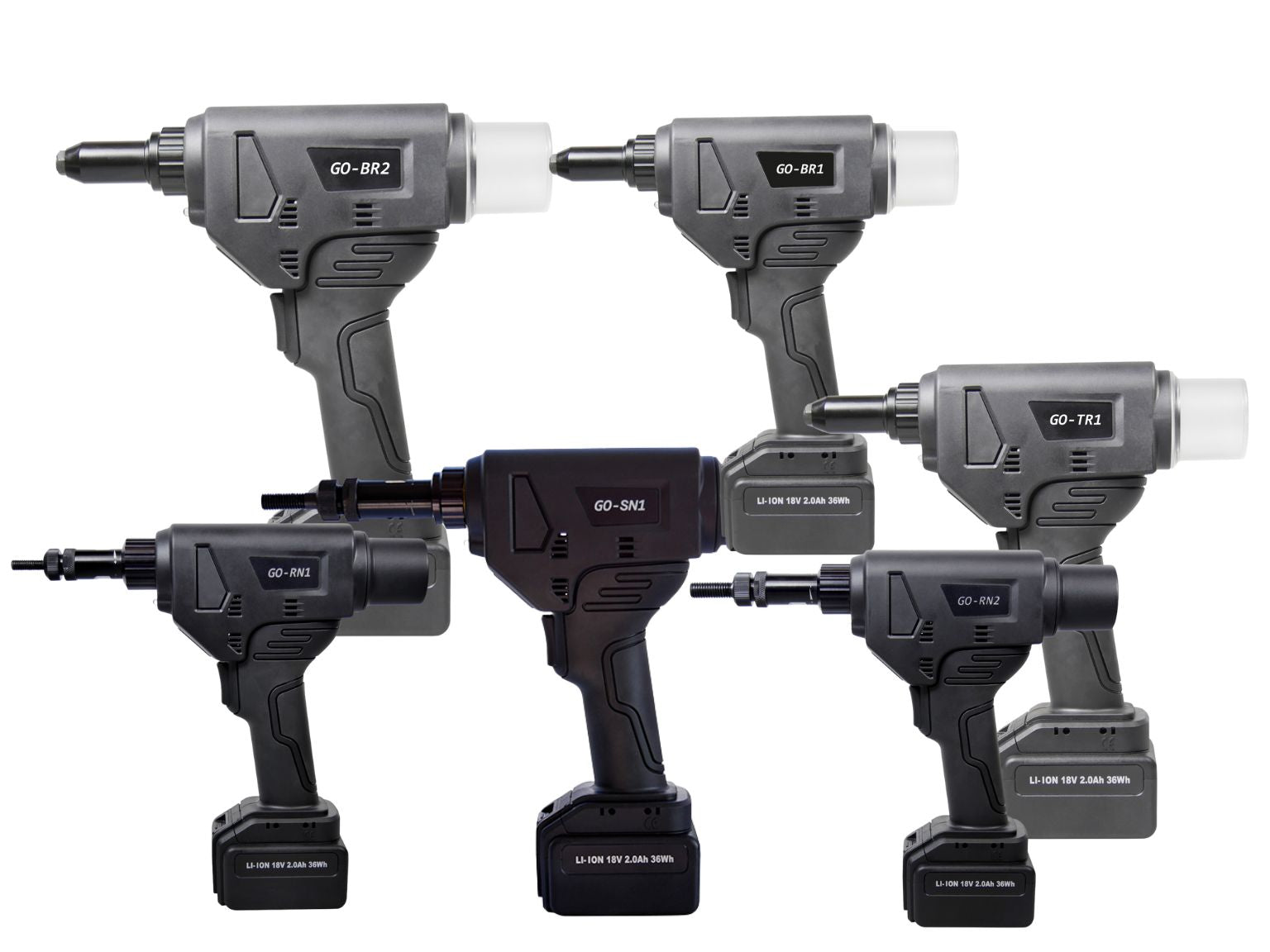 Battery-Powered Rivet Tools