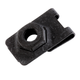 1/4-20 J NUT RETAINER STEEL BLACK PHOS & OIL, PANEL RANGE .032-.093, 12.7 CTR. HOLE TO EDGE