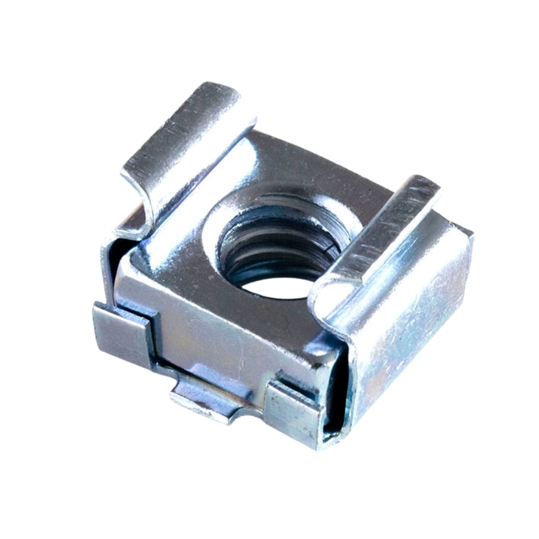 1/4-20 CAGE NUT RETAINER STEEL ZINC ELECTROPLATE PANEL RANGE .125-.156