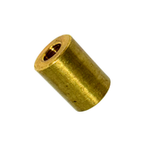 Spacer, 6mm Round X 3mm Length, 3.2mm ID, Brass, Nickel Plate Finish