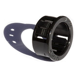 SNAP BUSHING BLACK 6/6 NYLON, MTG. HOLE .500, ID .39, HEAD DIA. .57