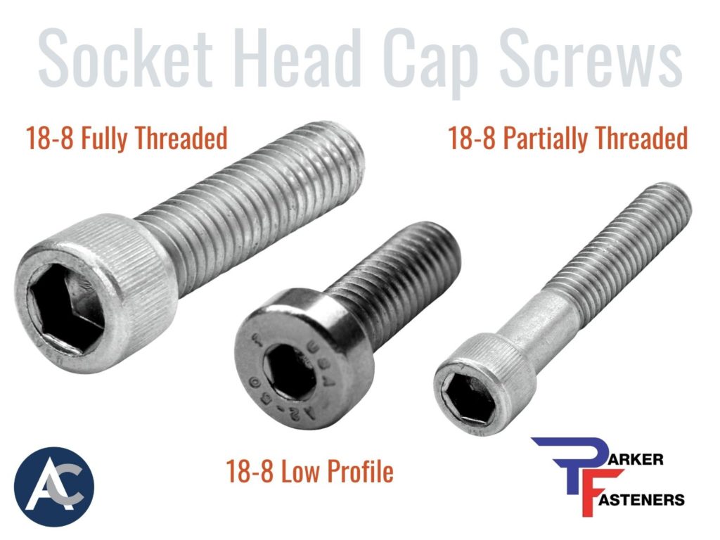 Socket Head Cap Screws - 7 Styles - Supply/Advance Components